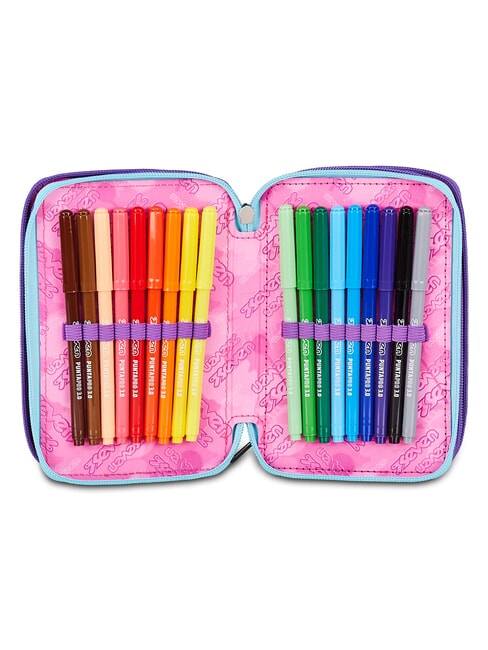 LOVEPASS Estuche para l&aacute;pices con kit escolar violeta m&aacute;gica - Estuches y Accesorios