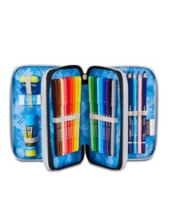 SEVEN PLUMPY LINE BOY Estuche para l&aacute;pices con kit escolar negro - Estuches y Accesorios - 2