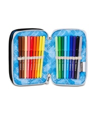 SEVEN PLUMPY LINE BOY Estuche para l&aacute;pices con kit escolar negro - Estuches y Accesorios - 3