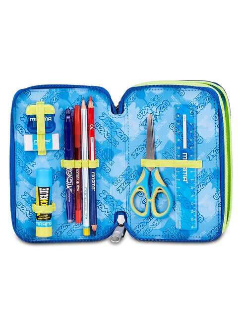 ELECTRICVIBE BOY Estuche para l&aacute;pices con kit escolar Bluedeep - Estuches y Accesorios