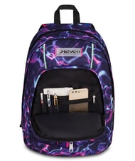 SEVEN ELECTRICVIBE GIRL Mochila con ruedas 3 en 1 HUMOR &Iacute;NDIGO - Mochilas con ruedas - 6
