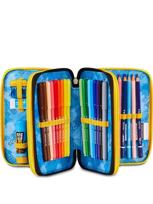 GOLDEN PAINT Estuche para l&aacute;pices con kit escolar steelgray - Estuches y Accesorios