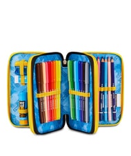SEVEN GOLDEN PAINT Estuche para l&aacute;pices con kit escolar steelgray - Estuches y Accesorios - 2