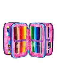 SEVEN PINK FUSION Estuche para l&aacute;pices con kit escolar Rosa - Estuches y Accesorios - 2