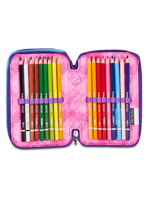 PINK FUSION Estuche para l&aacute;pices con kit escolar Rosa - Estuches y Accesorios