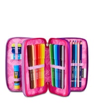SEVEN BUZZY NOTE GIRL Estuche para l&aacute;pices con kit escolar Ciclamina - Estuches y Accesorios - 2