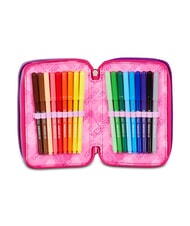 SEVEN BUZZY NOTE GIRL Estuche para l&aacute;pices con kit escolar Ciclamina - Estuches y Accesorios - 4