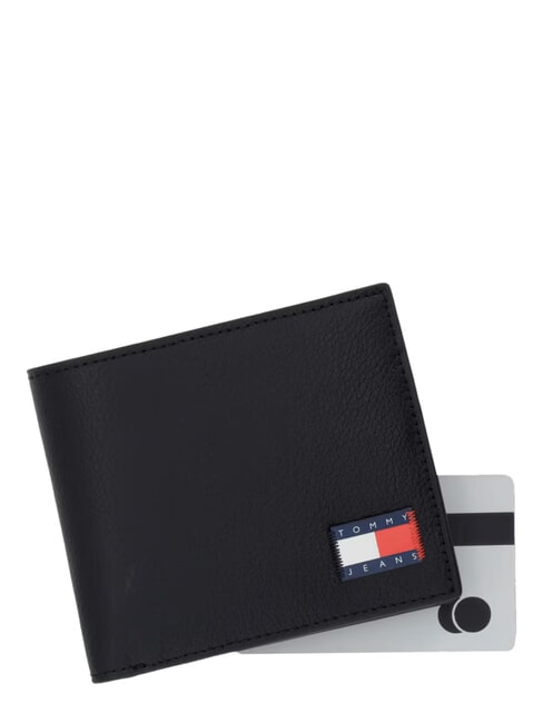 TJM HERITAGE Cartera con monedero negro - Carteras Hombre
