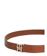 TOMMY HILFIGER TH LOGO Cintur&oacute;n de cuero co&ntilde;ac - Cinturones - 3