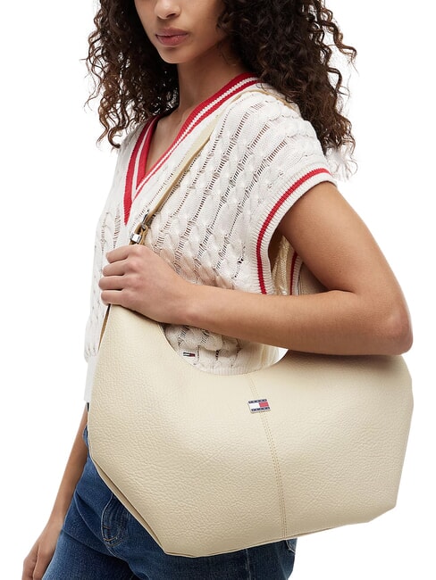 TJW SLOUCHY Bolso de hombro con placa bruma del puerto - Bolsos Mujer