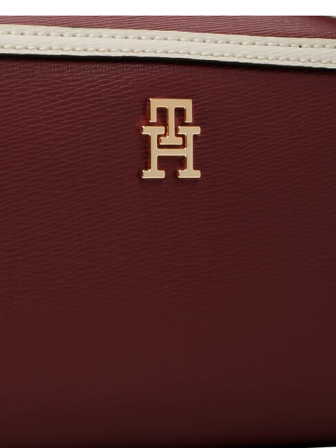 TH GRACE Minibolso de hombro terciopelo granate - Bolsos Mujer