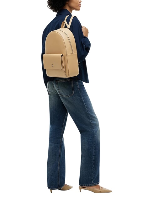 TH ICON Mochila con bolsillo frontal caqui cl&aacute;sico - Bolsos Mujer