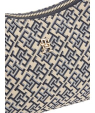 TOMMY HILFIGER TH ICON Bolso de hombro monocrom&aacute;tico azul - Bolsos Mujer - 5