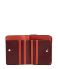 TOMMY HILFIGER TH ICON Cartera plegable terciopelo granate - Carteras Mujer - 3