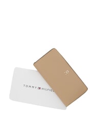 TOMMY HILFIGER TH ICON La cartera con cremallera caqui cl&aacute;sico - Carteras Mujer - 4