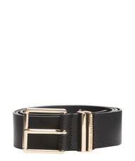 TOMMY HILFIGER TH SQUARE Cintur&oacute;n de cuero negro - Cinturones - 2