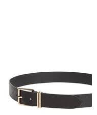 TOMMY HILFIGER TH SQUARE Cintur&oacute;n de cuero negro - Cinturones - 3