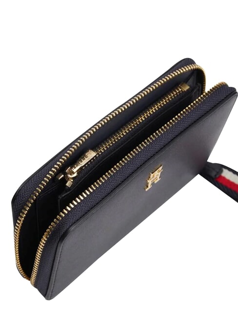 TH LOGOTAPE Cartera con cremallera corporaci&oacute;n azul espacial - Carteras Mujer