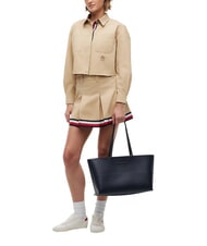 TOMMY HILFIGER TJW MUST Bolso de hombro XL con logo en relieve negro - Bolsos Mujer - 2
