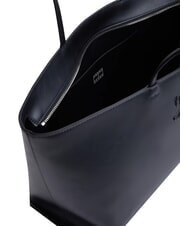 TOMMY HILFIGER TJW MUST Bolso de hombro XL con logo en relieve negro - Bolsos Mujer - 4