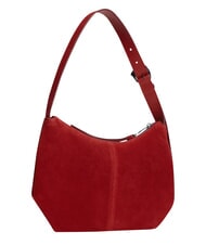 TOMMY HILFIGER TJW SLOUCHY Bolso de hombro de piel de ante. Rojo de Arizona - Bolsos Mujer - 3