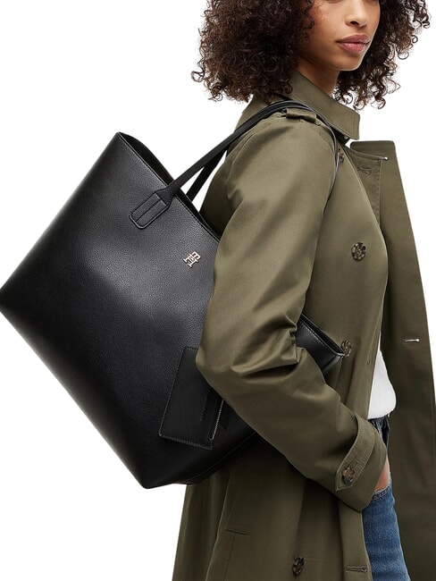 TH ICON Bolso de hombro negro - Bolsos Mujer