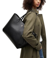 TOMMY HILFIGER TH ICON Bolso de hombro negro - Bolsos Mujer - 2