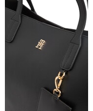 TOMMY HILFIGER TH ICON Bolso de hombro negro - Bolsos Mujer - 5