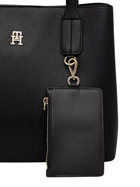 TH ICON Bolso de mano con correa para el hombro. negro - Bolsos Mujer