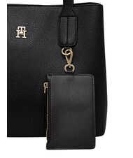TOMMY HILFIGER TH ICON Bolso de mano con correa para el hombro. negro - Bolsos Mujer - 4