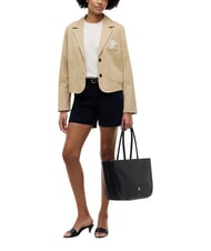 TOMMY HILFIGER TH LOGOTAPE Bolso de hombro negro - Bolsos Mujer - 2