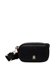 TOMMY HILFIGER TH LOGOTAPE Bolso de hombro negro - Bolsos Mujer - 4