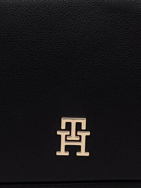 TH LOGOTAPE Bolso de hombro negro - Bolsos Mujer
