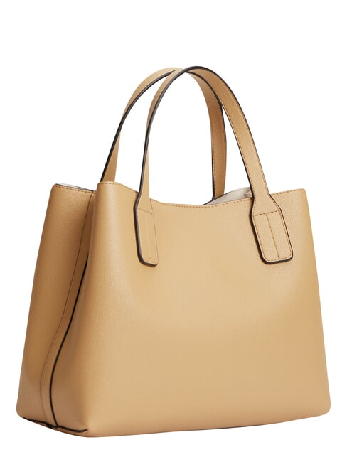 TH ICON Bolso de mano con correa para el hombro. caqui cl&aacute;sico - Bolsos Mujer