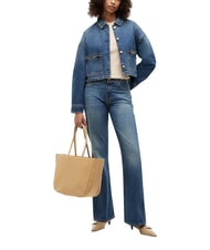 TOMMY HILFIGER TH LOGOTAPE Bolso de hombro caqui cl&aacute;sico - Bolsos Mujer - 2