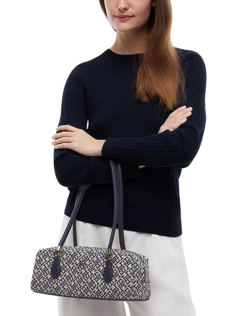 TH GRACE Bolso de hombro, bolso de maletero monocrom&aacute;tico azul - Bolsos Mujer