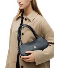 TOMMY HILFIGER TH LOGOTAPE Bolso de hombro corporaci&oacute;n azul espacial - Bolsos Mujer - 2