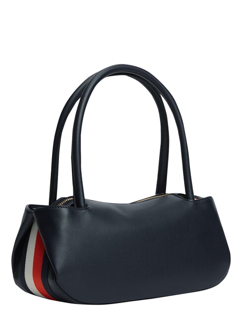 TH LOGOTAPE Bolso de hombro corporaci&oacute;n azul espacial - Bolsos Mujer
