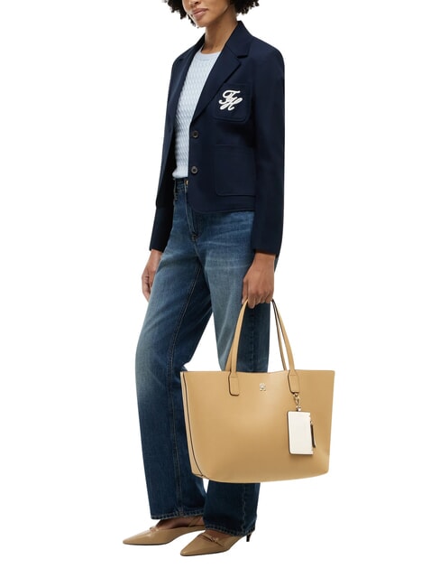 TH ICON Bolso de hombro caqui cl&aacute;sico - Bolsos Mujer