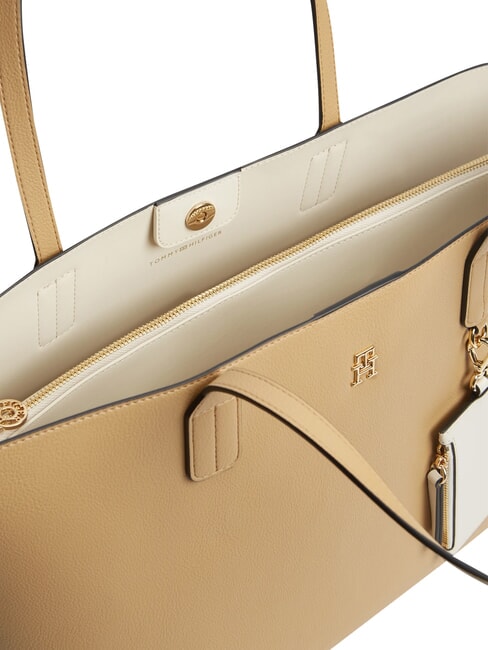 TH ICON Bolso de hombro caqui cl&aacute;sico - Bolsos Mujer