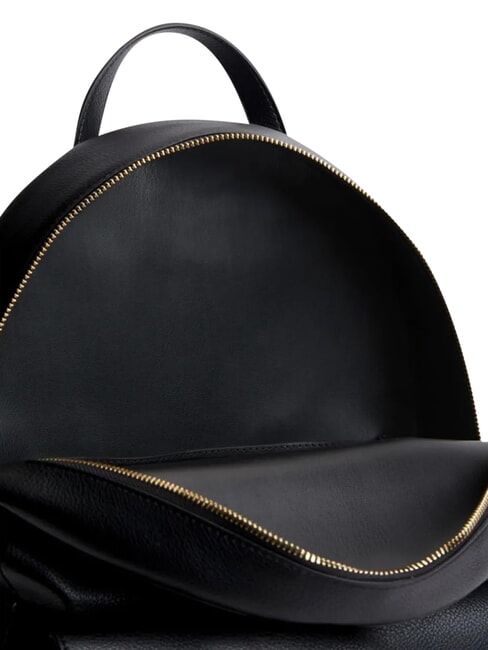 TH ICON Mochila con bolsillo frontal negro - Bolsos Mujer