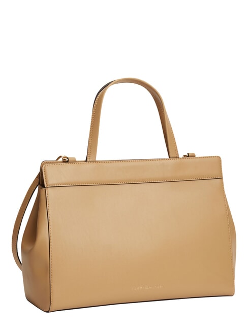 TH MODERN Bolso de mano con correa para el hombro. caqui cl&aacute;sico - Bolsos Mujer
