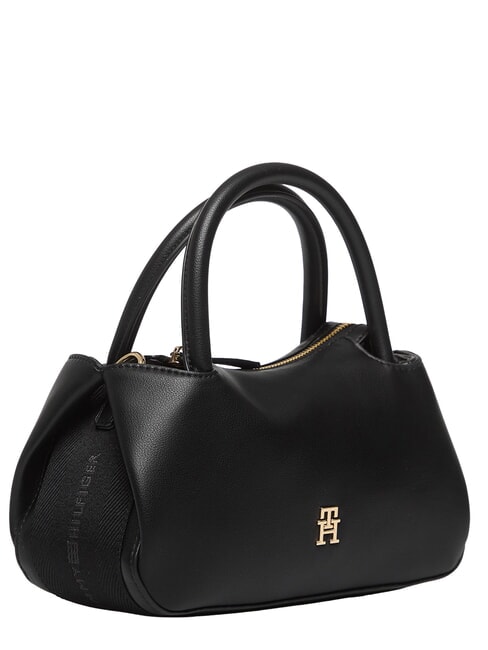 TH LOGOTAPE Bolso de mano con correa para el hombro negro - Bolsos Mujer