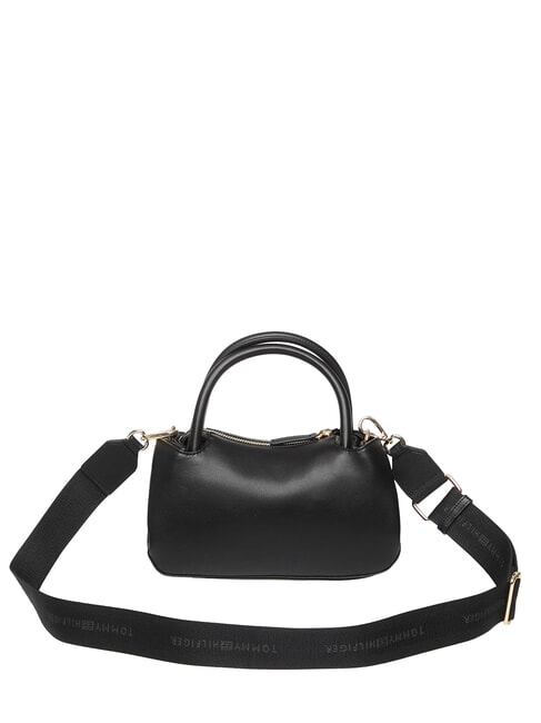 TH LOGOTAPE Bolso de mano con correa para el hombro negro - Bolsos Mujer