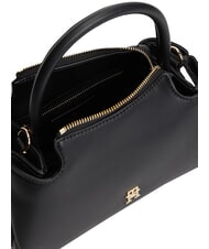 TOMMY HILFIGER TH LOGOTAPE Bolso de mano con correa para el hombro negro - Bolsos Mujer - 4