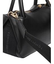 TOMMY HILFIGER TH LOGOTAPE Bolso de mano con correa para el hombro negro - Bolsos Mujer - 5