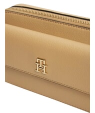 TOMMY HILFIGER TH ICON Minibolso de hombro caqui cl&aacute;sico - Bolsos Mujer - 5