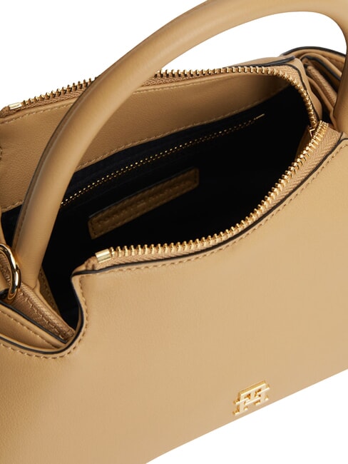 TH LOGOTAPE Bolso de mano con correa para el hombro caqui cl&aacute;sico - Bolsos Mujer