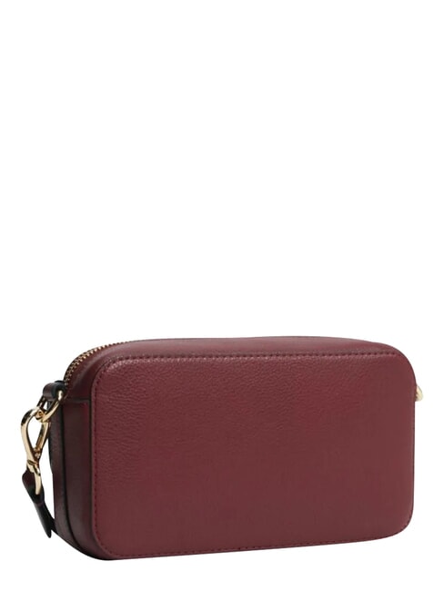 TH ICON Minibolso de hombro terciopelo granate - Bolsos Mujer