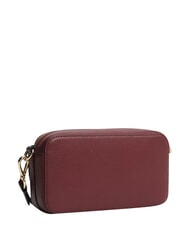 TOMMY HILFIGER TH ICON Minibolso de hombro terciopelo granate - Bolsos Mujer - 3
